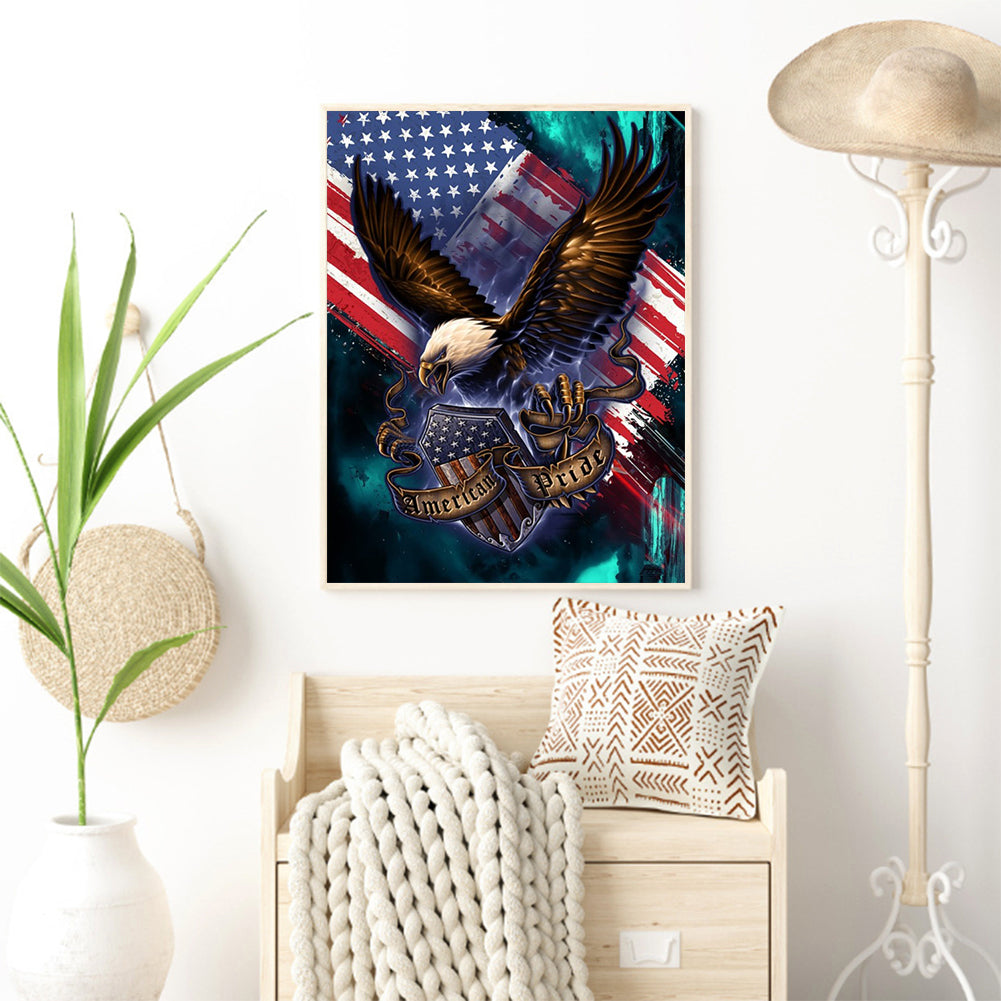 American Eagle - Full Round Drill Diamond Painting 30*40CM