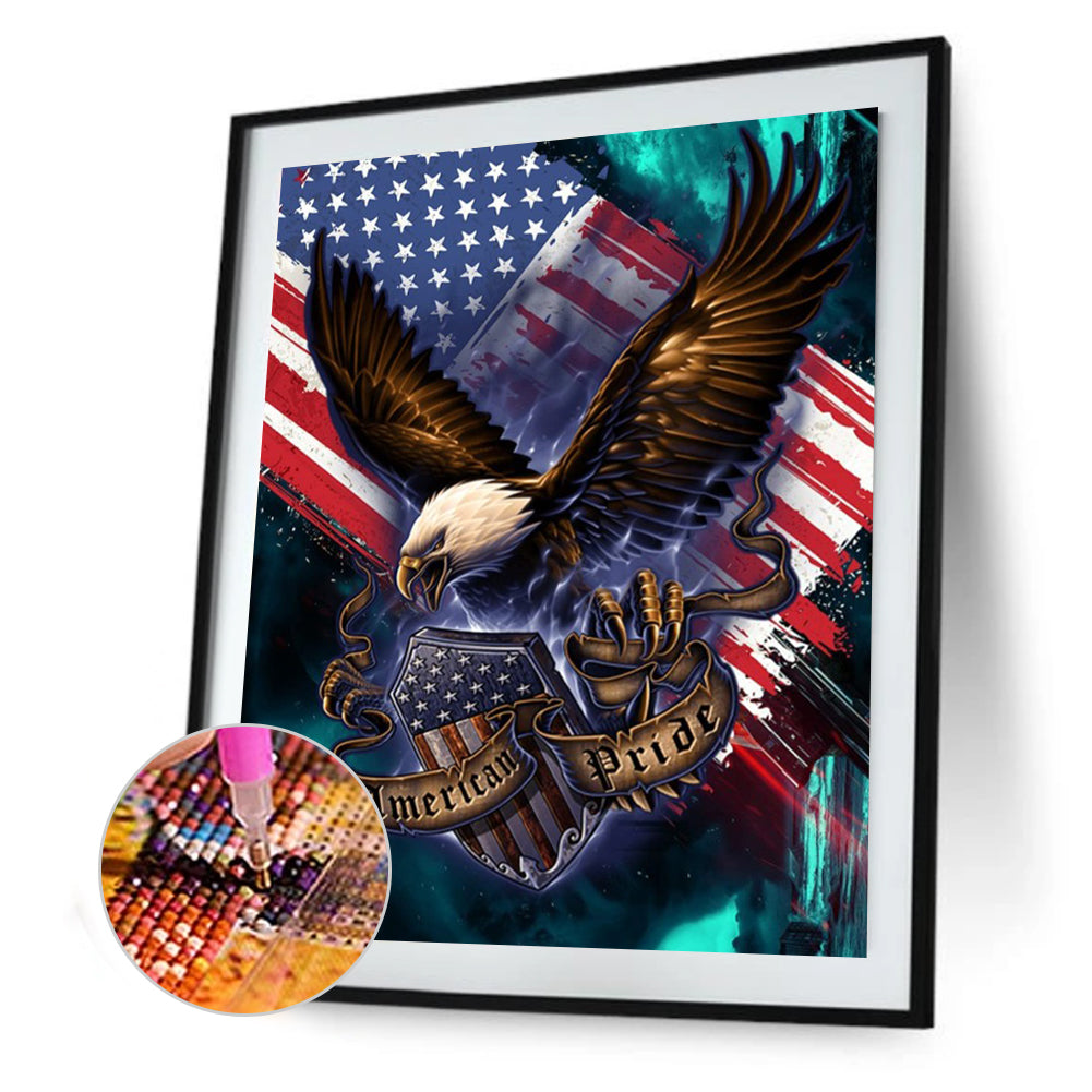 American Eagle - Full Round Drill Diamond Painting 30*40CM