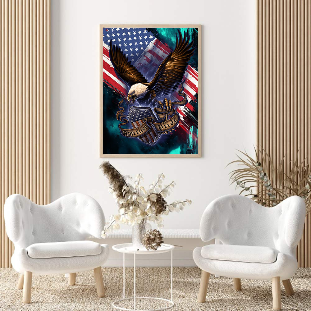 American Eagle - Full Round Drill Diamond Painting 30*40CM
