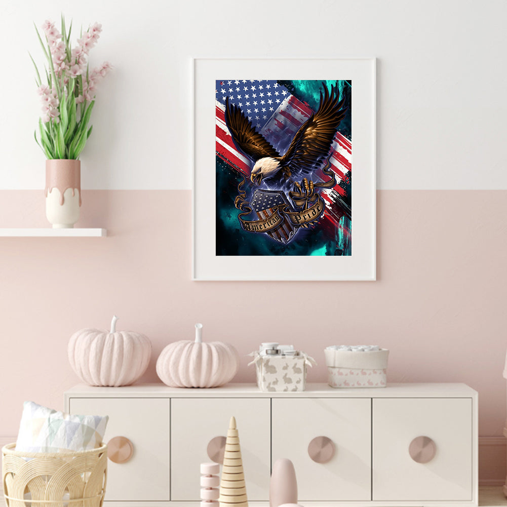 American Eagle - Full Round Drill Diamond Painting 30*40CM