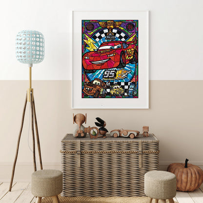 Glass Cartoon - Full Round Drill Diamond Painting 30*40CM