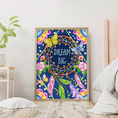 Dream Catcher - Special Shaped Drill Diamond Painting 30*40CM
