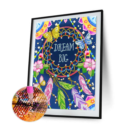 Dream Catcher - Special Shaped Drill Diamond Painting 30*40CM