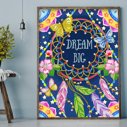 Dream Catcher - Special Shaped Drill Diamond Painting 30*40CM