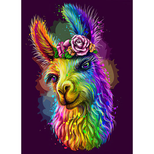 Alpaca - Full Round Drill Diamond Painting 30*40CM