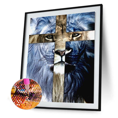 Cross - Full Round Drill Diamond Painting 30*40CM