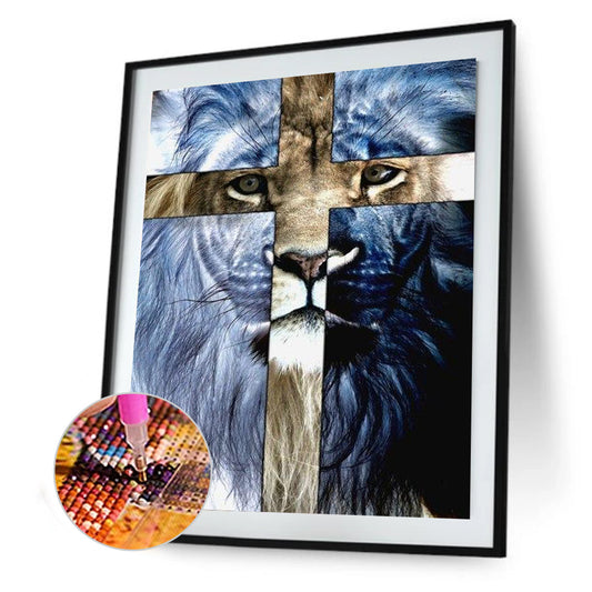 Cross - Full Round Drill Diamond Painting 30*40CM