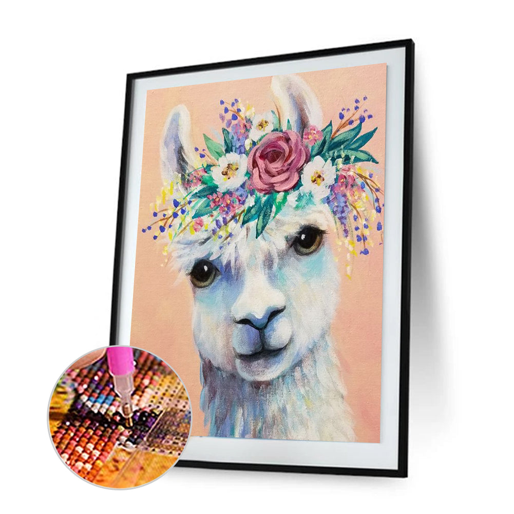Alpaca - Full Round Drill Diamond Painting 30*40CM