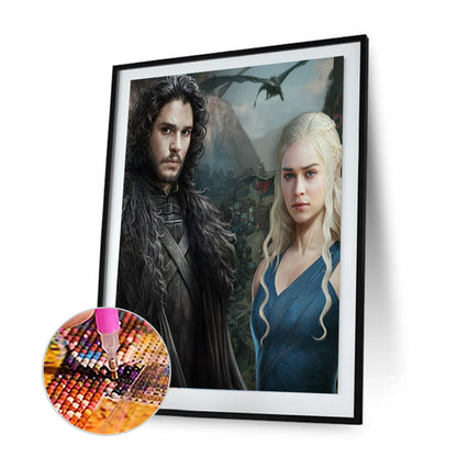 Power Game - Full Round Drill Diamond Painting 35*45CM