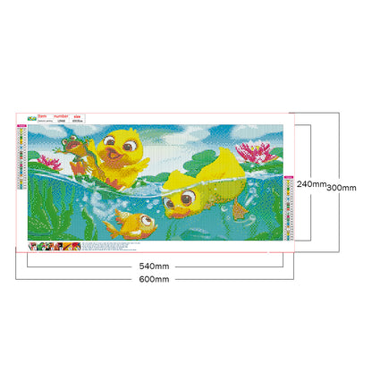 Small Duck - Full Round Drill Diamond Painting 60*30CM