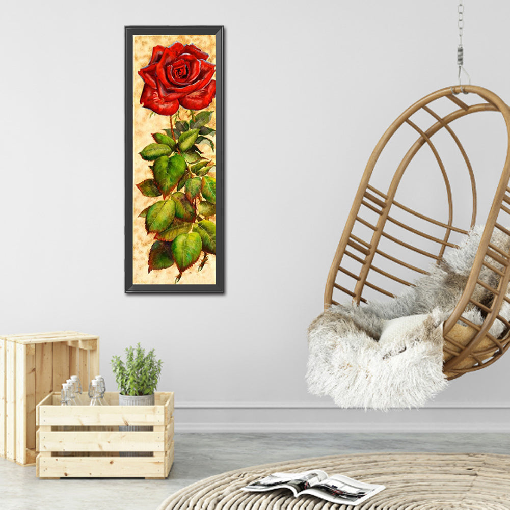 Rose - Full Round Drill Diamond Painting 20*60cm