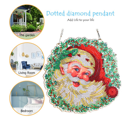 30x30cm 5D DIY Diamond Painting Art Wreath Kit Hanging Craft Home Decor