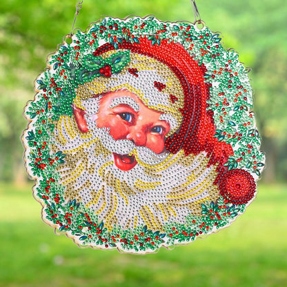30x30cm 5D DIY Diamond Painting Art Wreath Kit Hanging Craft Home Decor