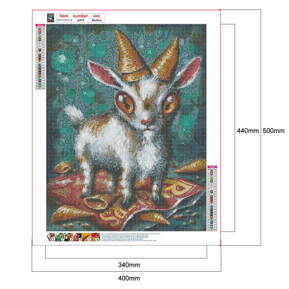 Sheep - Full Round Drill Diamond Painting 40*50CM