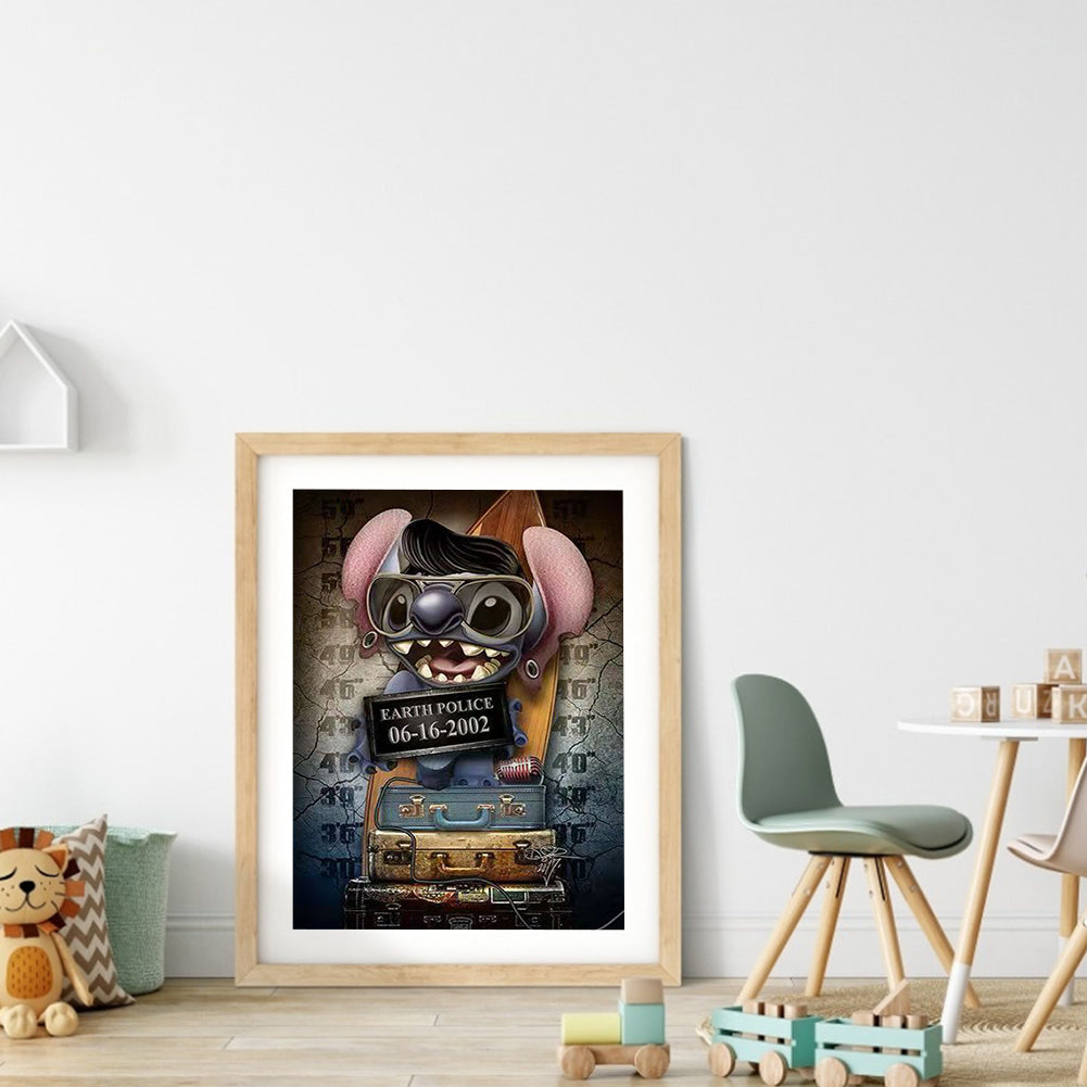 Cartoon Stitch - Full Round Drill Diamond Painting 30*40CM