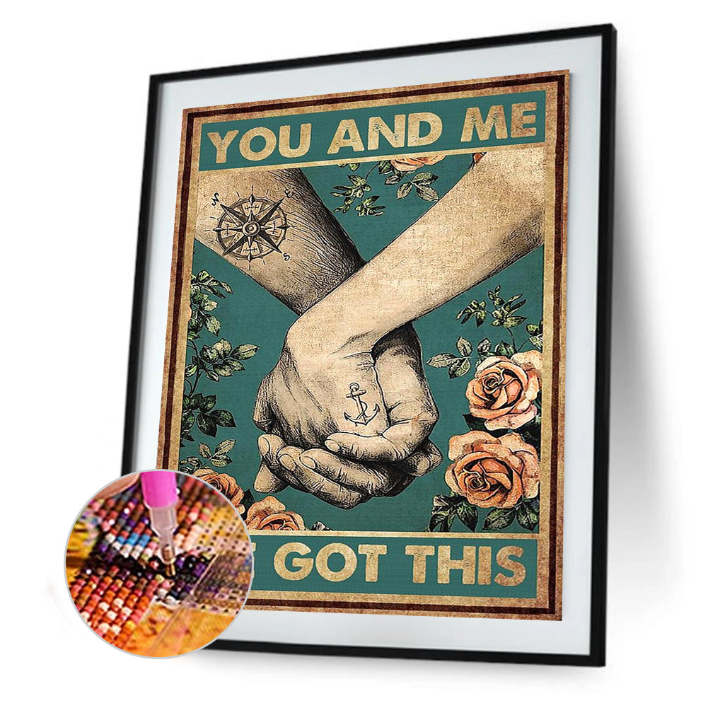 Retro Poster - Full Round Drill Diamond Painting 30*40CM