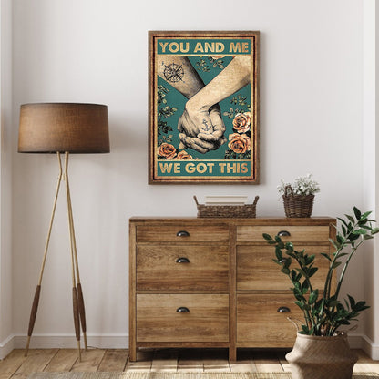 Retro Poster - Full Round Drill Diamond Painting 30*40CM