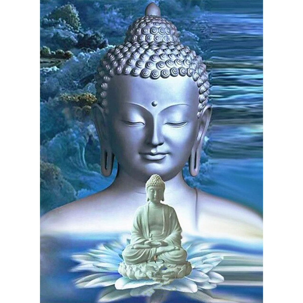 Buddha Statue - Full Round Drill Diamond Painting 30*40CM