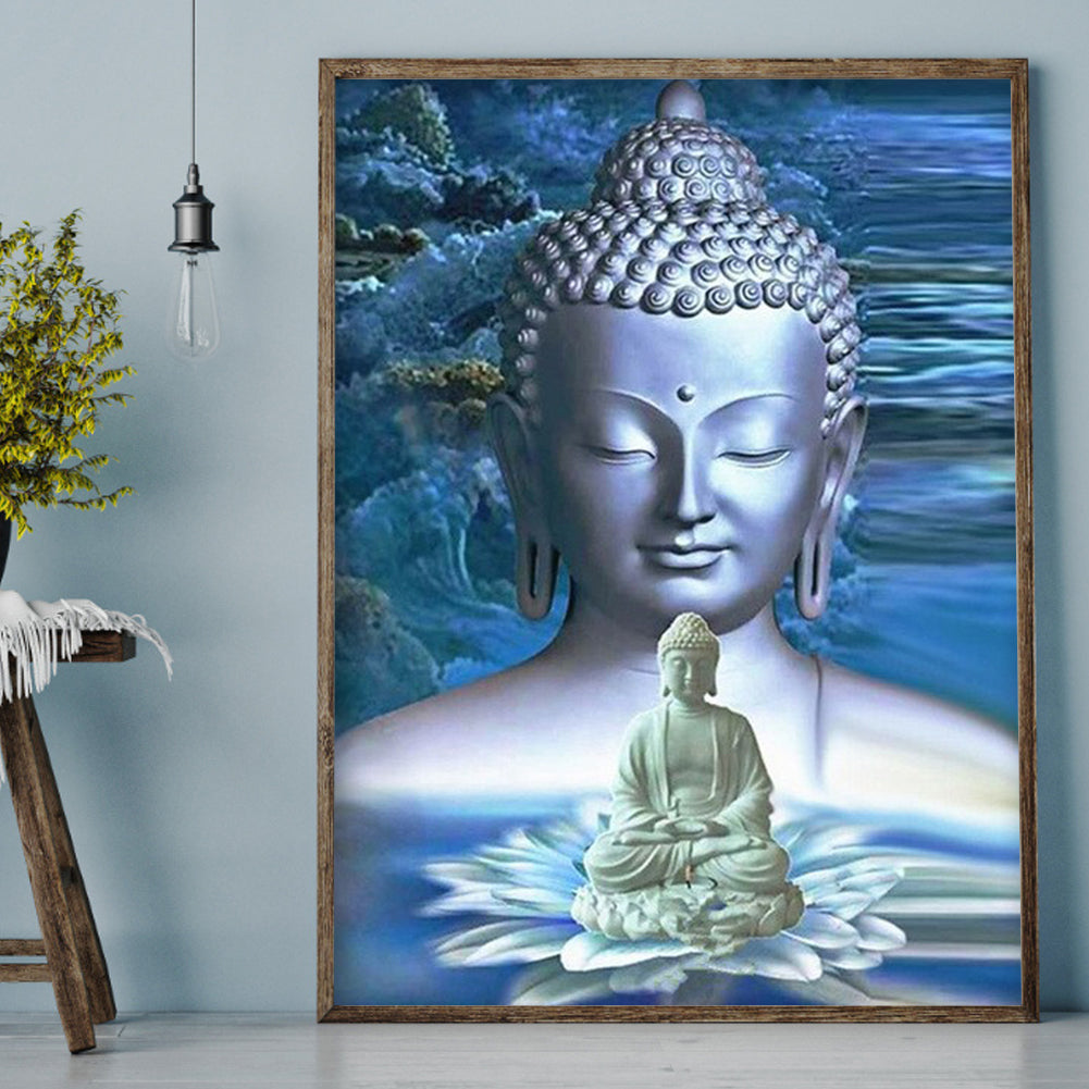Buddha Statue - Full Round Drill Diamond Painting 30*40CM