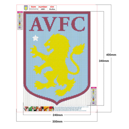 Football Club - Full Round Drill Diamond Painting 30*40CM