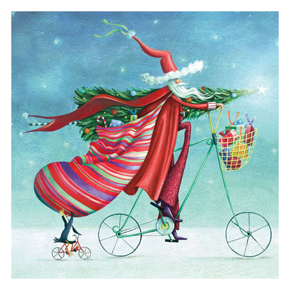 Santa - Full Round Drill Diamond Painting 30*30CM