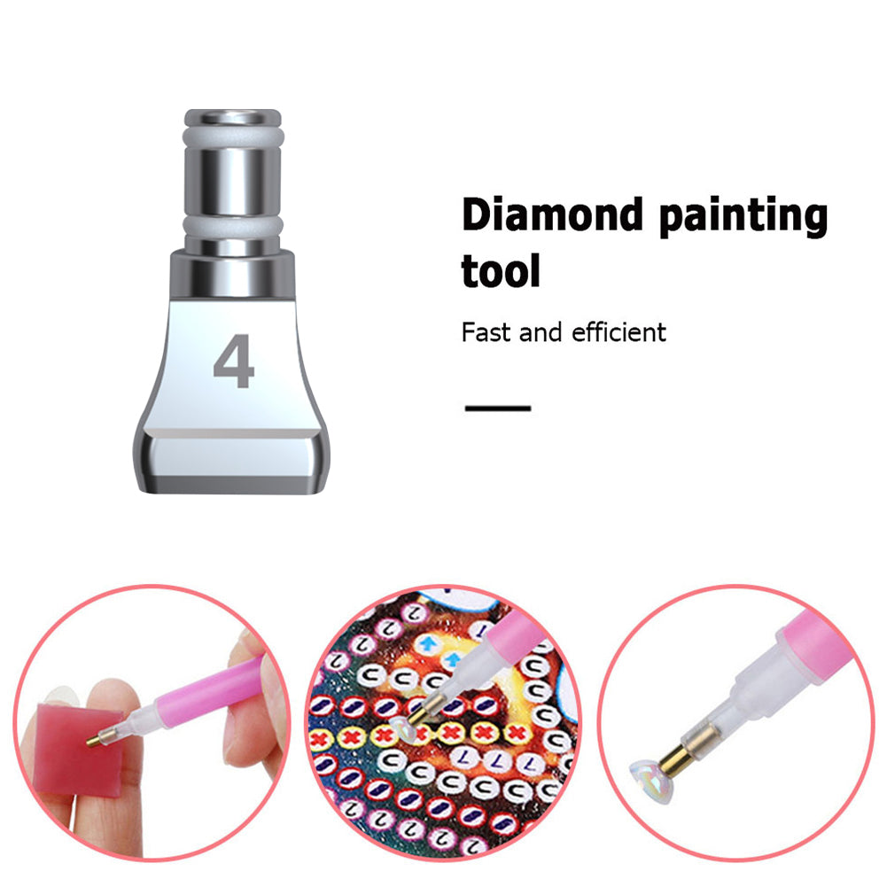 Rhinestones Head Diamond Painting Point Drill Pen Tips DIY Arts Decor Craft