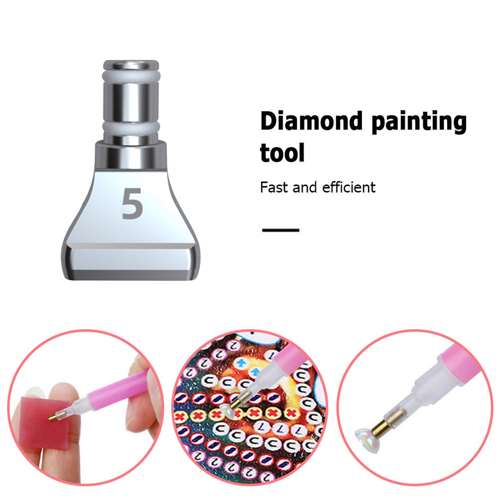 Rhinestones Head Diamond Painting Point Drill Pen Tips DIY Arts Decor Craft