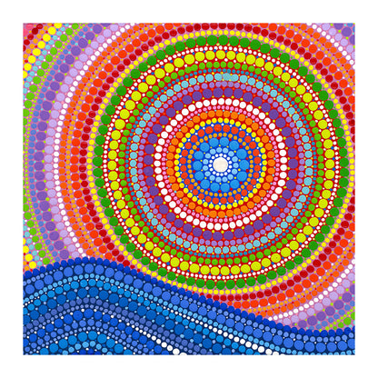 Mountain - Special Shaped Drill Diamond Painting 30*30CM