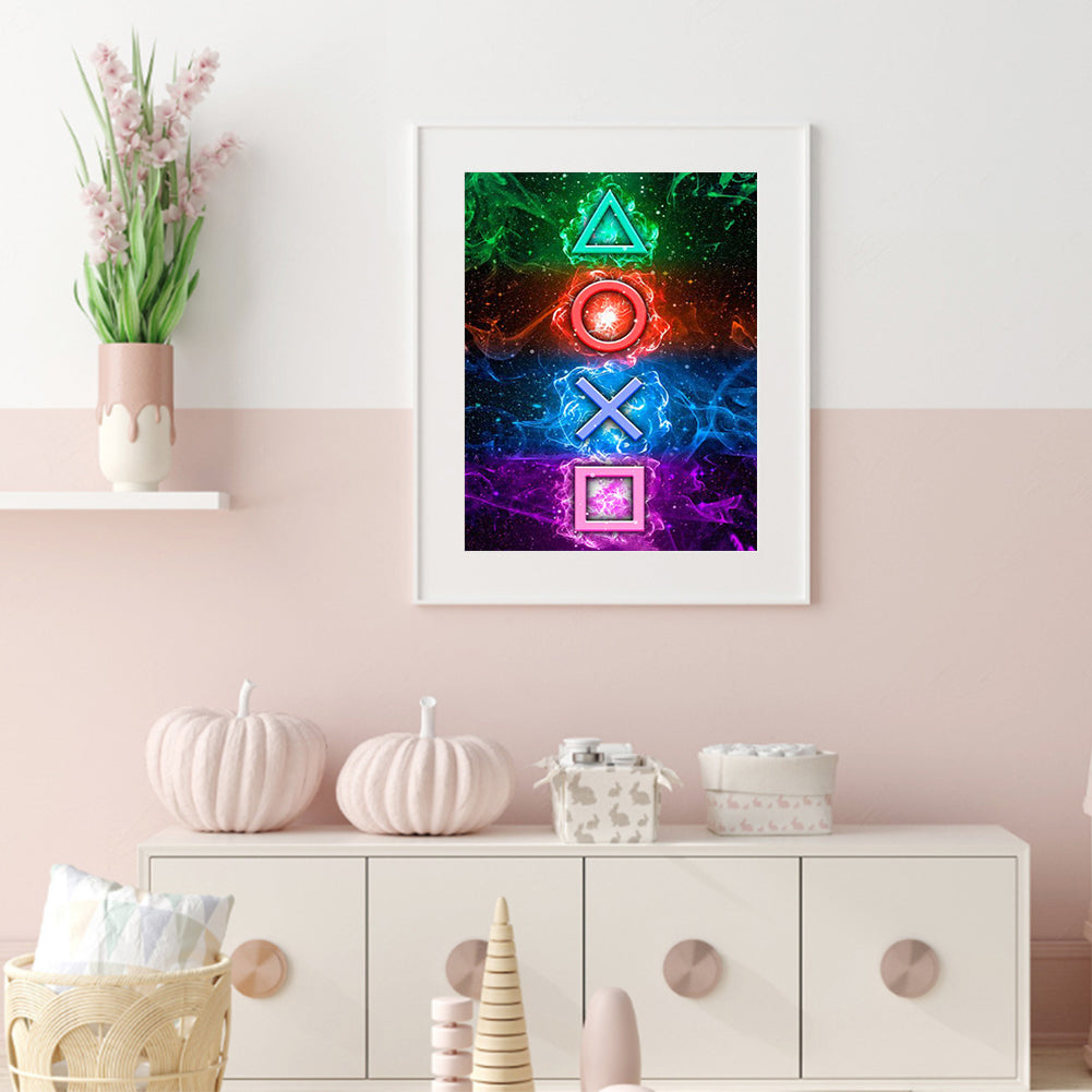 Game - Full Round Drill Diamond Painting 30*40CM
