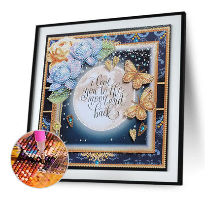 Love Letter - Special Shaped Drill Diamond Painting 30*30CM