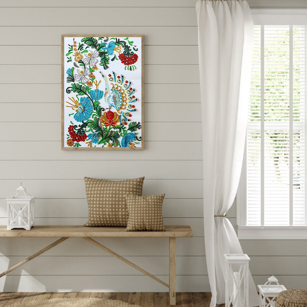 Paper Quilling - Special Shaped Drill Diamond Painting 30*40CM