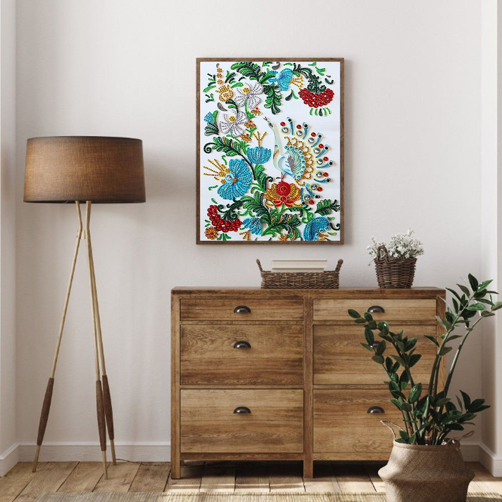 Paper Quilling - Special Shaped Drill Diamond Painting 30*40CM