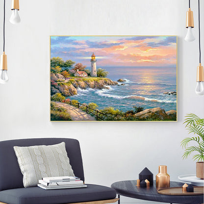 Tower Landscape - Full Square Drill Diamond Painting 40*30CM