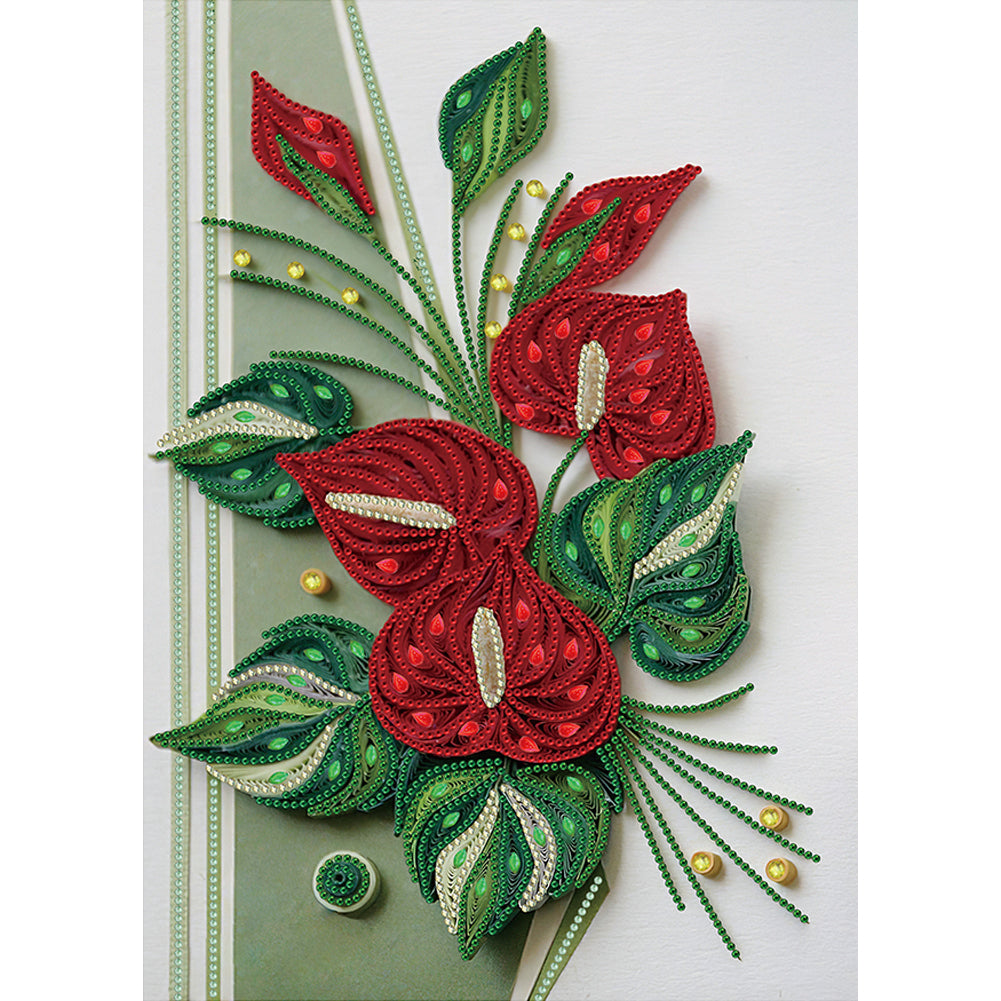 Paper Quilling - Special Shaped Drill Diamond Painting 30*40CM