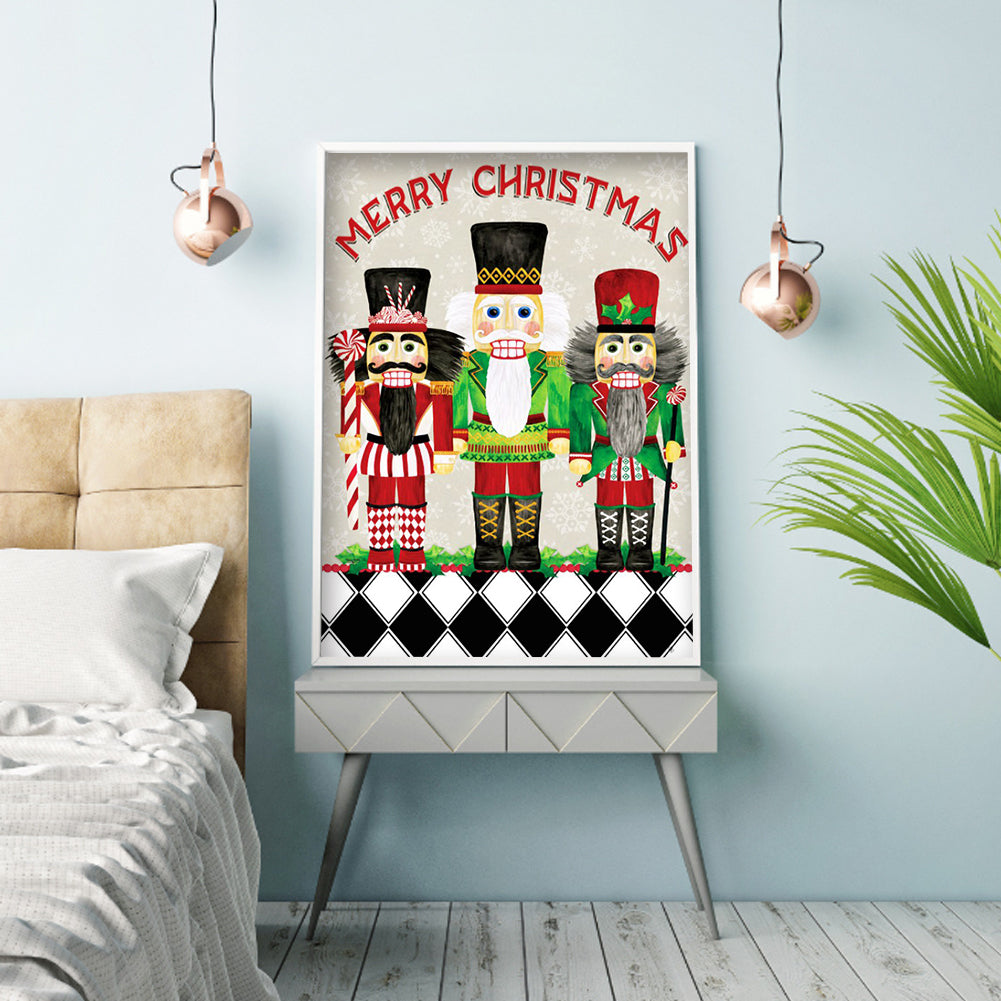 Christmas Nutcracker - Full Round Drill Diamond Painting 30*40CM