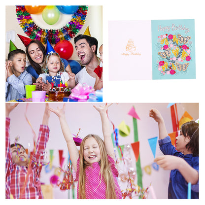 Special Shaped 5D Diamond Painting Happy Birthday Cards DIY Postcards Set