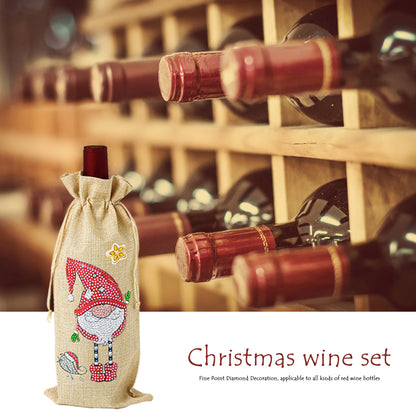 Diamond Painting Wine Bag 5D DIY Mosaic Special Shape Drill Bottle Bag