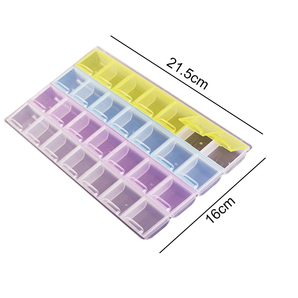 Portable Diamond Painting Storage Box Shockproof Beads Case Accessories