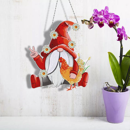 DIY Diamond Special Shape Partial Drill Acrylic Pendant DIY Hanging Decor