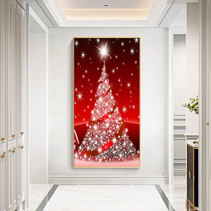 Christmas Tree - Full Round Drill Diamond Painting 40*80CM