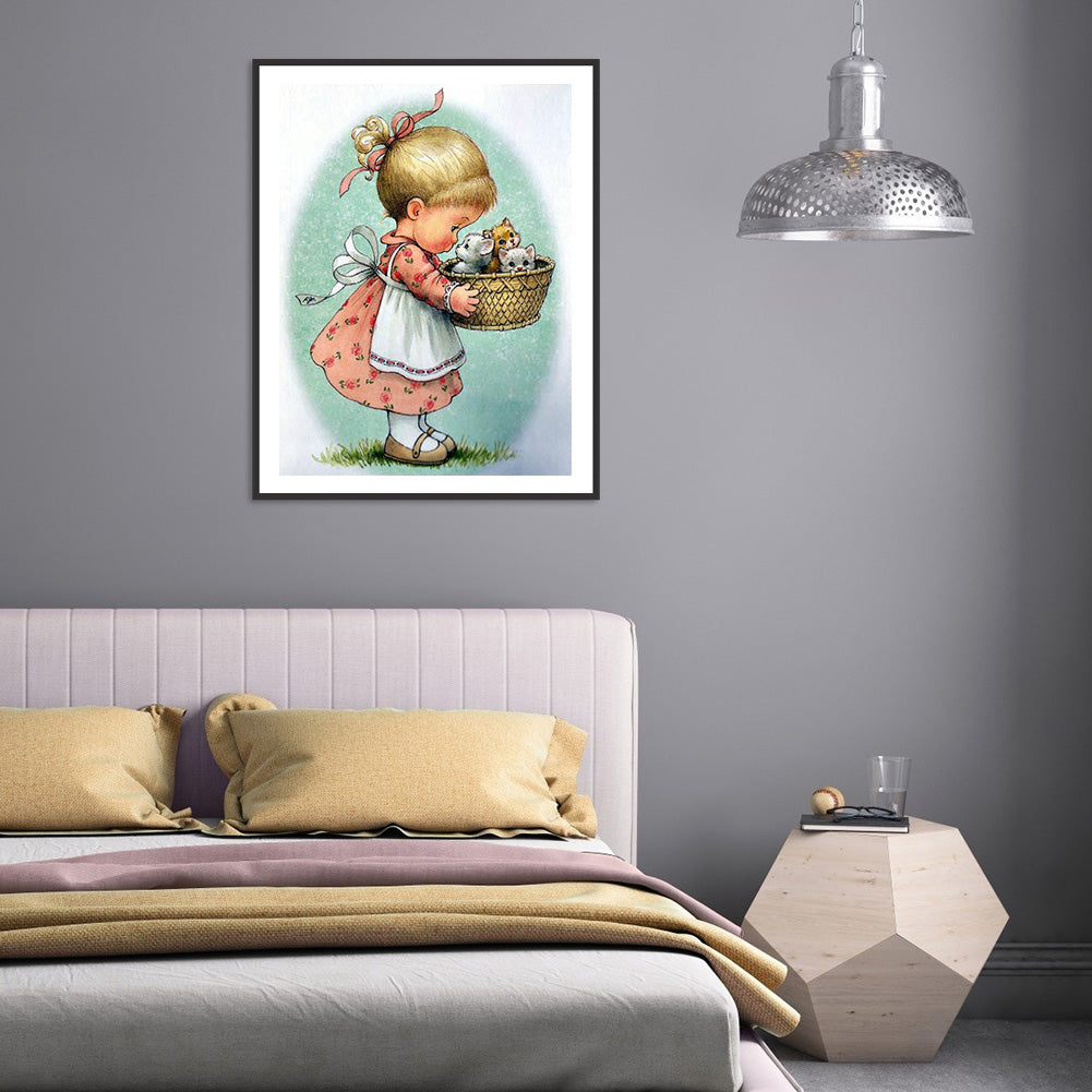 Baby - Full Round Drill Diamond Painting 30*40CM