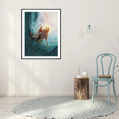 Sea Priest - Full Round Drill Diamond Painting 30*40CM