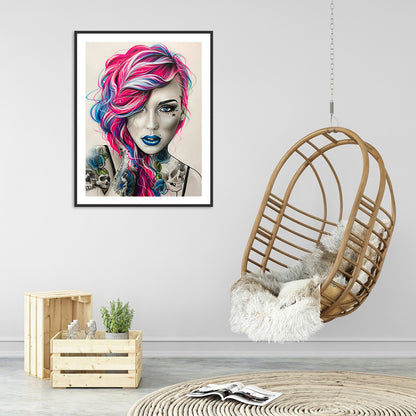 Tattoo Women - Full Square Drill Diamond Painting 40*50CM
