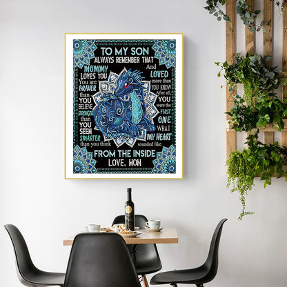 Letters - Special Shaped Drill Diamond Painting 30*40CM