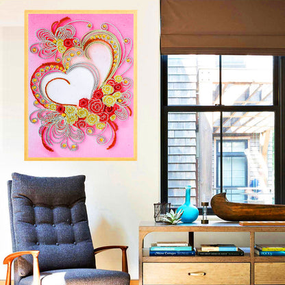 Flowers - Special Shaped Drill Diamond Painting 30*40CM