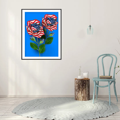Flag - Full Round Drill Diamond Painting 30*40CM