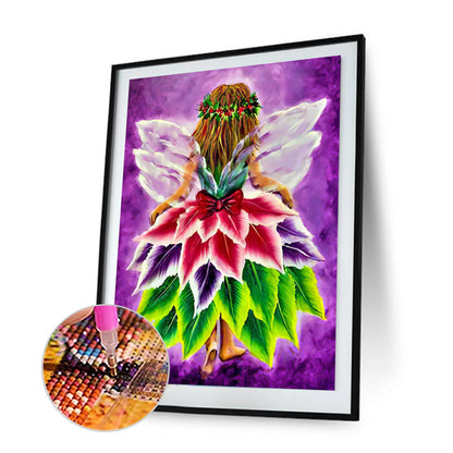 Leaves Fairy - Full Round Drill Diamond Painting 30*40CM