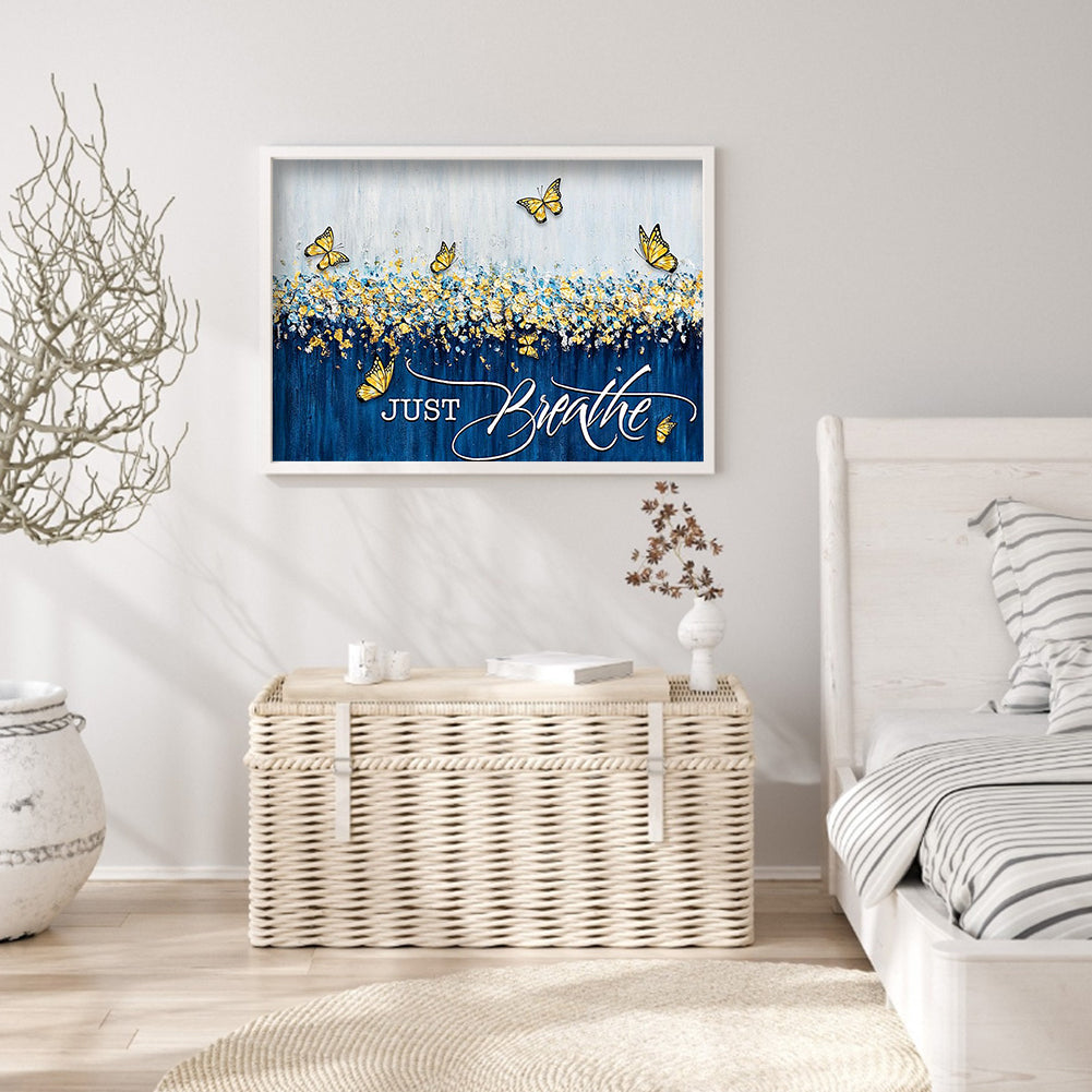 Letters - Full Round Drill Diamond Painting 45*30CM