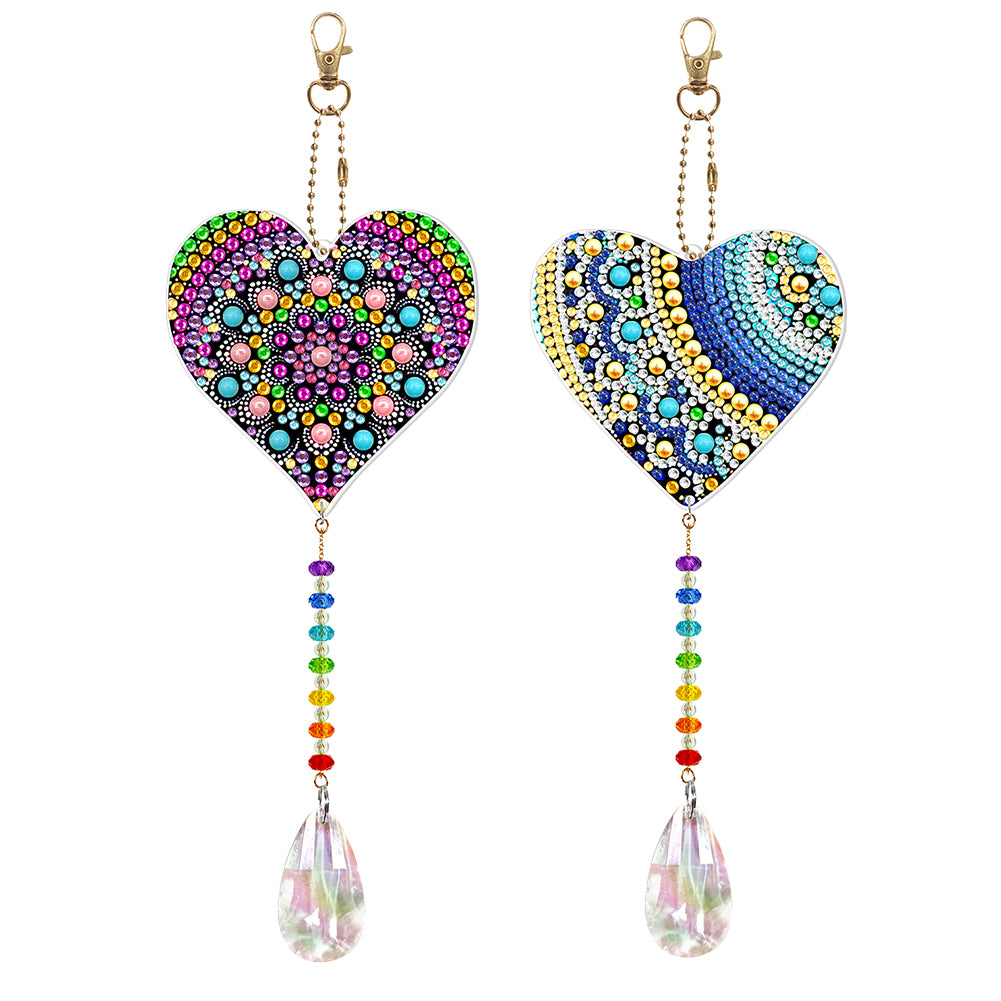 DIY Special Shaped Crystal Drill Diamond Painting Kit Hanging Pendant Craft
