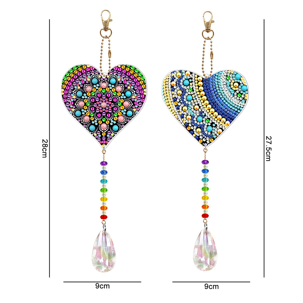 DIY Special Shaped Crystal Drill Diamond Painting Kit Hanging Pendant Craft